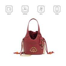 Load image into Gallery viewer, Palazzo 02 Red Leather Sling Bag
