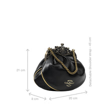Load image into Gallery viewer, Versailles 01 Black Leather Sling Bag

