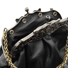 Load image into Gallery viewer, Versailles 01 Black Leather Sling Bag
