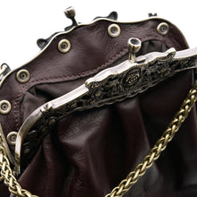 Load image into Gallery viewer, Versailles 01 Purple Leather Sling Bag
