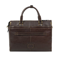Load image into Gallery viewer, Baron 01 Brown Leather Briefcase
