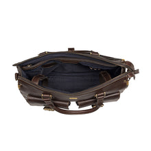 Load image into Gallery viewer, Baron 01 Brown Leather Briefcase
