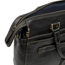 Load image into Gallery viewer, Baron 01 Black Leather Briefcase
