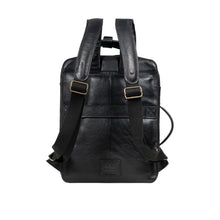 Load image into Gallery viewer, Baron 02 Black Leather Backpack
