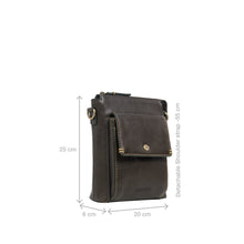 Load image into Gallery viewer, Viscounti 01 Olive Leather Crossbody
