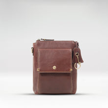 Load image into Gallery viewer, Viscounti 01 Tan Leather Crossbody
