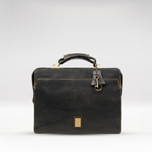 Load image into Gallery viewer, Viscounti 02 Black Leather Briefcase
