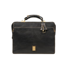 Load image into Gallery viewer, Viscounti 02 Black Leather Briefcase

