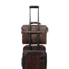 Load image into Gallery viewer, Viscounti 02 Brown Leather Briefcase
