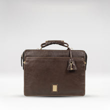 Load image into Gallery viewer, Viscounti 02 Brown Leather Briefcase

