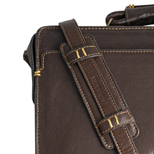 Load image into Gallery viewer, Viscounti 02 Brown Leather Briefcase
