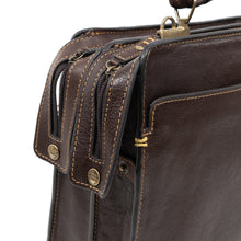 Load image into Gallery viewer, Viscounti 02 Brown Leather Briefcase
