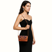 Load image into Gallery viewer, Woodstock W2 Orange Leather Sling Bag
