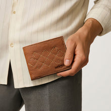 Load image into Gallery viewer, Big Sur W2 Orange Leather Bi-Fold Wallet
