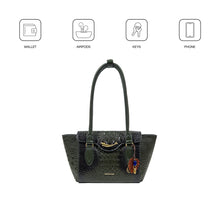 Load image into Gallery viewer, Bolinas 01 Green Leather Shoulder Bag

