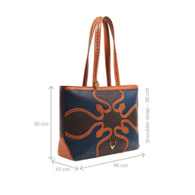 Load image into Gallery viewer, Bolinas 02 Orange Leather Tote Bag
