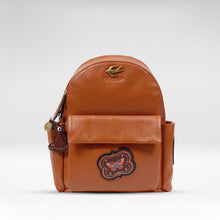 Load image into Gallery viewer, Coachella 01 Orange Leather Backpack
