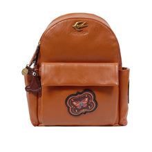 Load image into Gallery viewer, Coachella 01 Orange Leather Backpack
