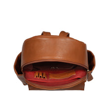 Load image into Gallery viewer, Coachella 01 Orange Leather Backpack

