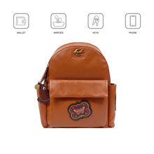 Load image into Gallery viewer, Coachella 01 Orange Leather Backpack
