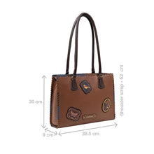 Load image into Gallery viewer, Coachella 02  Tan Leather Tote Bag
