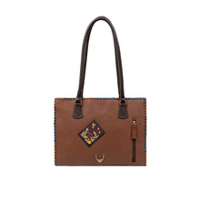 Load image into Gallery viewer, Coachella 02  Tan Leather Tote Bag
