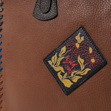Load image into Gallery viewer, Coachella 02  Tan Leather Tote Bag
