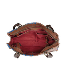 Load image into Gallery viewer, Coachella 02  Tan Leather Tote Bag
