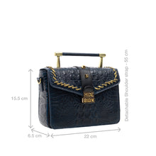 Load image into Gallery viewer, Spirit 01 Blue Leather Sling Bag
