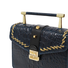 Load image into Gallery viewer, Spirit 01 Blue Leather Sling Bag
