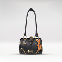 Load image into Gallery viewer, Spirit 02 Black Leather Shoulder Bag
