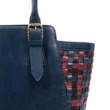 Load image into Gallery viewer, Woodstock 03 Blue Leather Shoulder Bag
