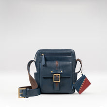 Load image into Gallery viewer, Big Sur 01 Blue Leather Crossbody
