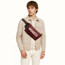 Load image into Gallery viewer, Rhapsody 01 Red Leather Crossbody
