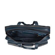 Load image into Gallery viewer, Rhapsody 02 Blue Leather Briefcase
