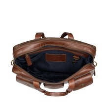 Load image into Gallery viewer, Rhapsody 02 Brown Leather Briefcase
