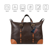 Load image into Gallery viewer, Big Sur 03 Brown Leather Duffle Bag
