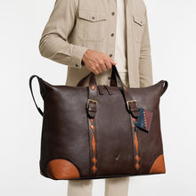 Load image into Gallery viewer, Big Sur 03 Brown Leather Duffle Bag
