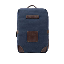 Load image into Gallery viewer, Compass Blue Canvas Backpack
