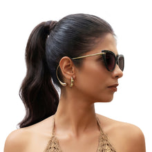Load image into Gallery viewer, Isla Women's Brown Cat Eye Sunglasses
