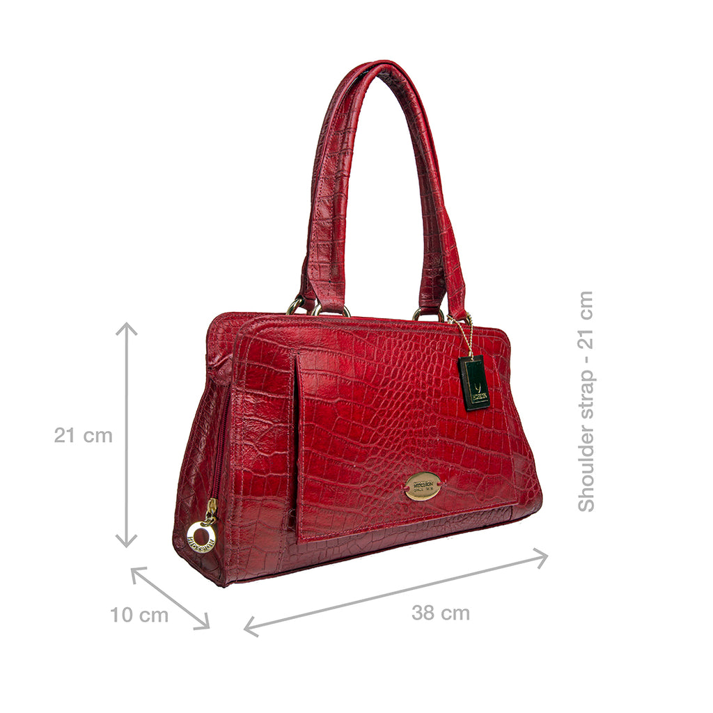 Hidesign red handbag sale