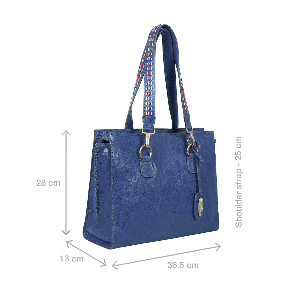 Buy Blue Jaxon Tote Bag Online - Hidesign