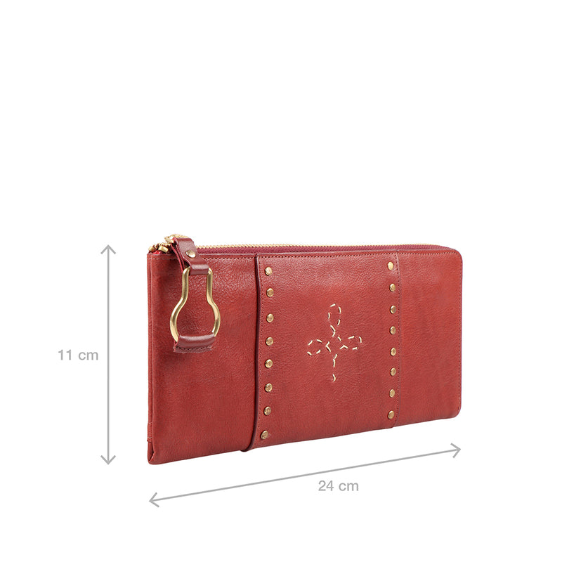 WILD ROSE W3 L-ZIP AROUND WALLET