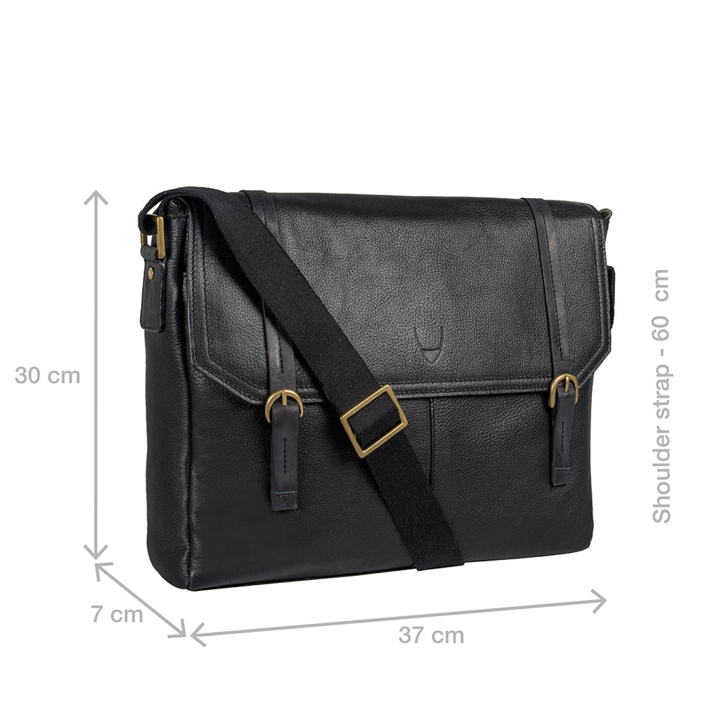 Buy Black Ee Fleet Street3 Messenger Bag Online - Hidesign