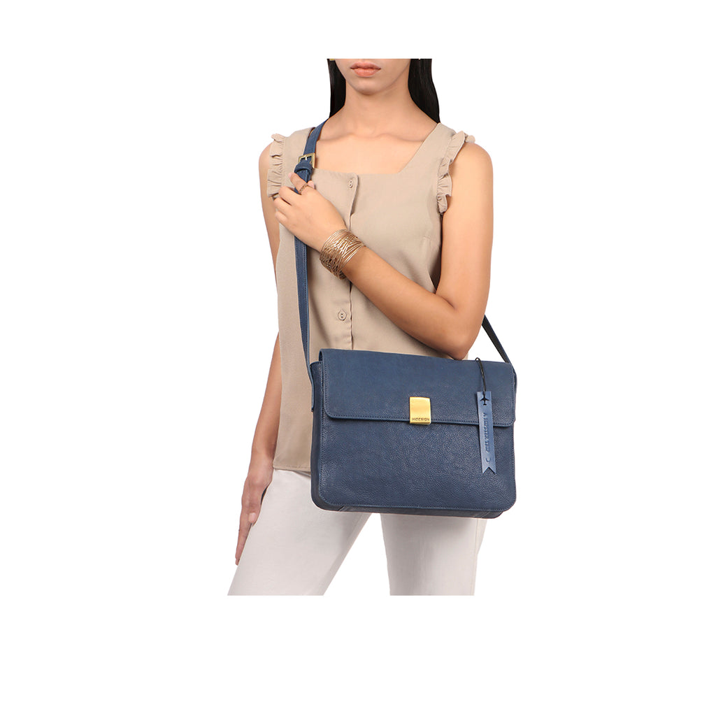 Buy Blue Ee Oprah 02 Sling Bag Online - Hidesign