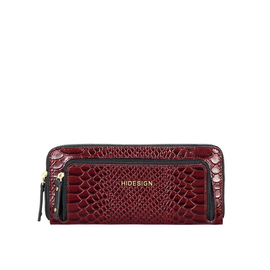 Yoko Ono W1 Red Leather Clutch Wallet