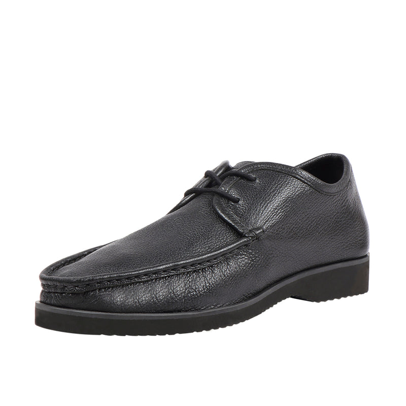 BURGUNDY MEN’S DEER LEATHER SHOES