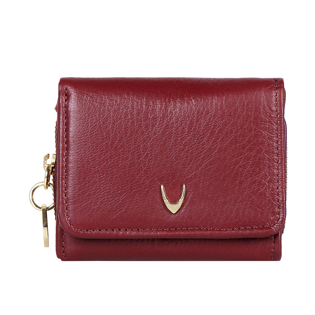 COGNAC TRI-FOLD WALLET - Main Image