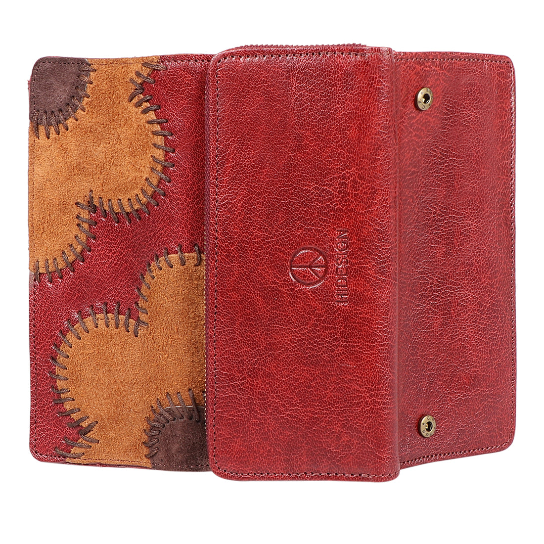 Buy Red Diana W2 Tri-Fold Wallet Online - Hidesign