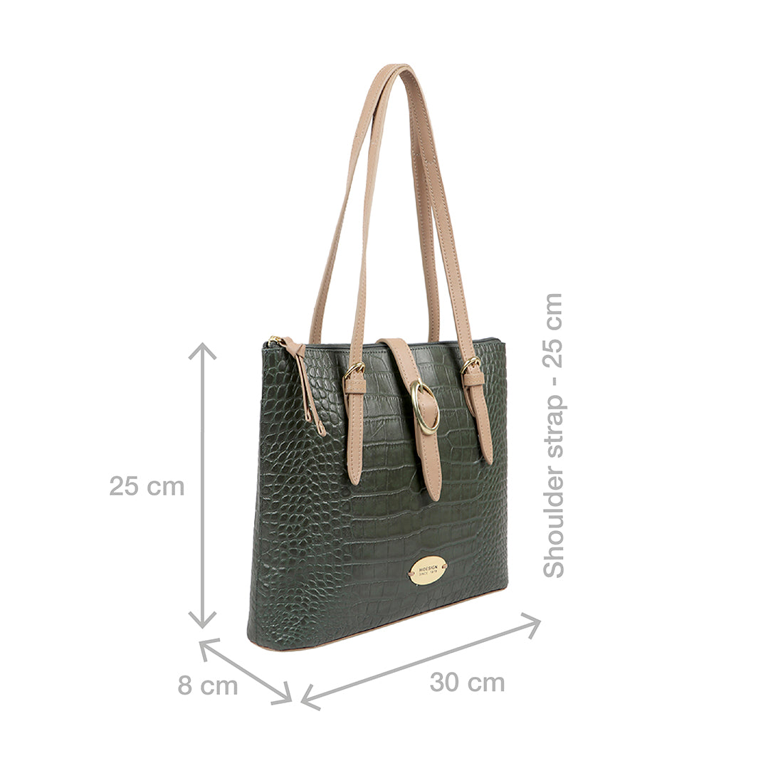 Buy Brown Croco 02 Tote Bag Online - Hidesign